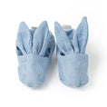 Resmi Galeri görüntüleyiciye yükleyin, Tavşan Kulaklı Müslin Bebek Patik - Endless Blue