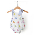 Resmi Galeri görüntüleyiciye yükleyin, Müslin Bebek Tulum - Rainbow Lapin Blue