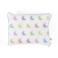 Resmi Galeri görüntüleyiciye yükleyin, Müslin Bebek Yastığı - Rainbow Lapin Blue