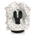 Resmi Galeri görüntüleyiciye yükleyin, Müslin Puset & Oto Koltuk Örtüsü - Bebe Lapin Rose