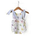 Resmi Galeri görüntüleyiciye yükleyin, Müslin Bebek Tulum - Rainbow Lapin Blue
