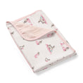 Resmi Galeri görüntüleyiciye yükleyin, Çift Kat Müslin Battaniye 0.5 TOG - 65x65 cm - Bébé Lapin Rose