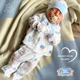 Resmi Galeri görüntüleyiciye yükleyin, Yenidoğan Bebek Hastane Çıkış Seti 7 Parça - Iconique Lapin