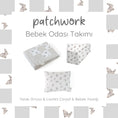 Resmi Galeri görüntüleyiciye yükleyin, Patchwork Bebek Odası Takımı - Iconique Lapin