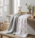 Resmi Galeri görüntüleyiciye yükleyin, Müslin Bebek Örtüsü - Cotton Grey