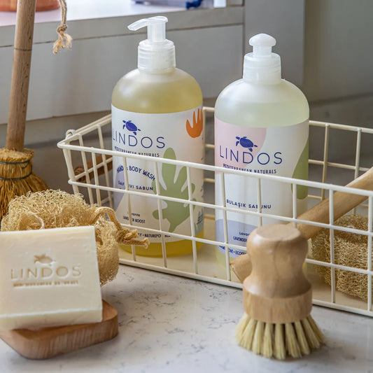 Lindos - Ahşap Bulaşık Firçası