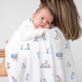 Resmi Galeri görüntüleyiciye yükleyin, Müslin Bebek Örtüsü - Bébé Lapin