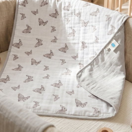 Çift Kat Müslin Battaniye 0.5 TOG - 65x65 cm - Iconique Lapin