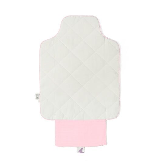 Çantalı Pratik Katlanabilir Alt Değiştirme Matı - Rainbow Lapin Pink