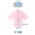 Resmi Galeri görüntüleyiciye yükleyin, Müslin Çocuk Kimono Bornoz - Innocent Pink