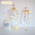 Resmi Galeri görüntüleyiciye yükleyin, Yenidoğan Bebek Hastane Çıkış Seti 4 Parça - Petits Caneton