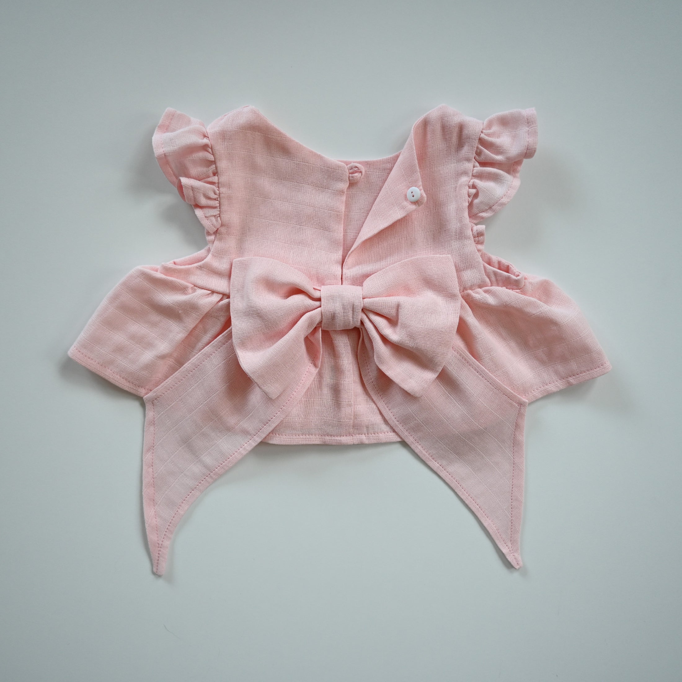 Müslin Etek Bluz Bebek Takım - Innocent Pink