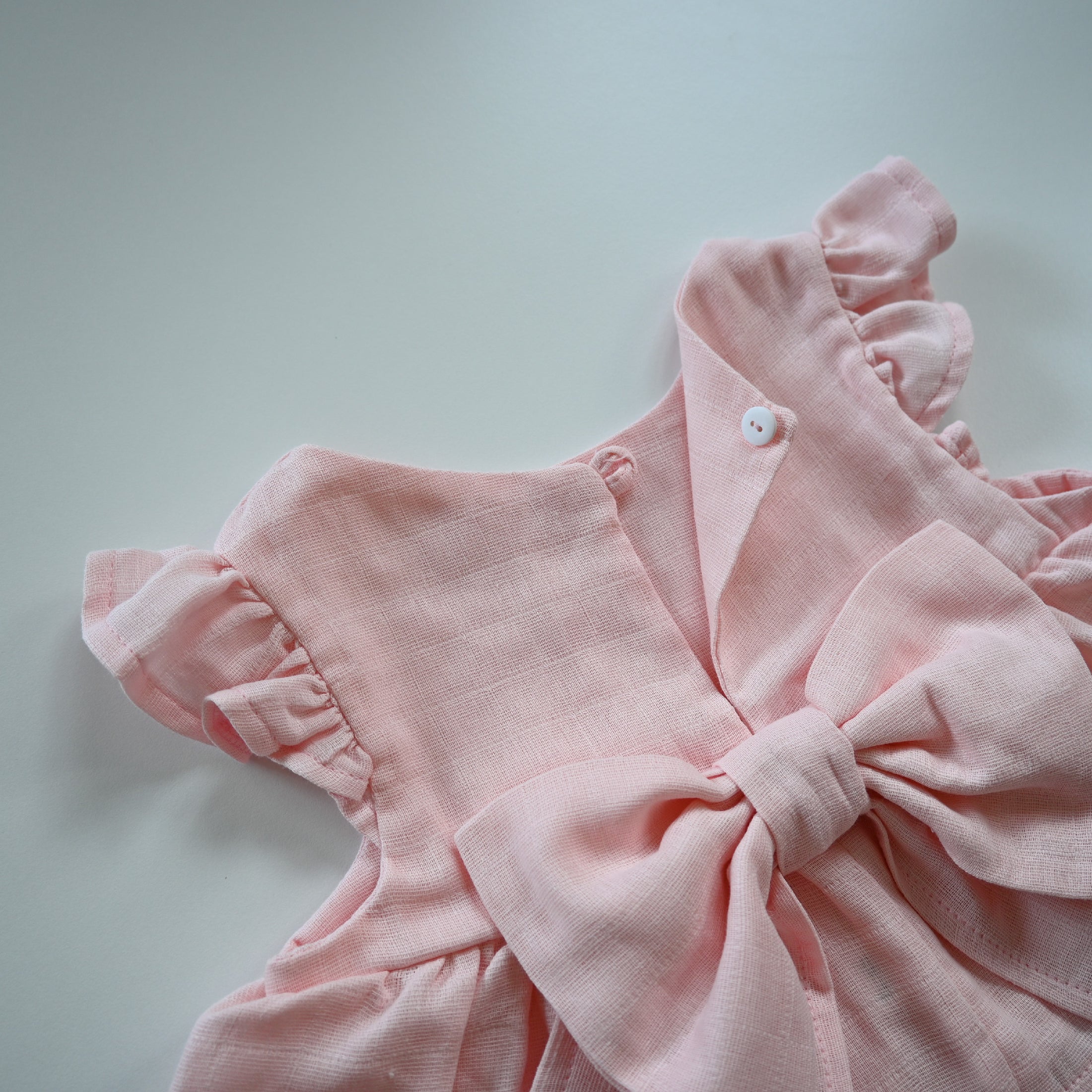 Müslin Etek Bluz Bebek Takım - Innocent Pink