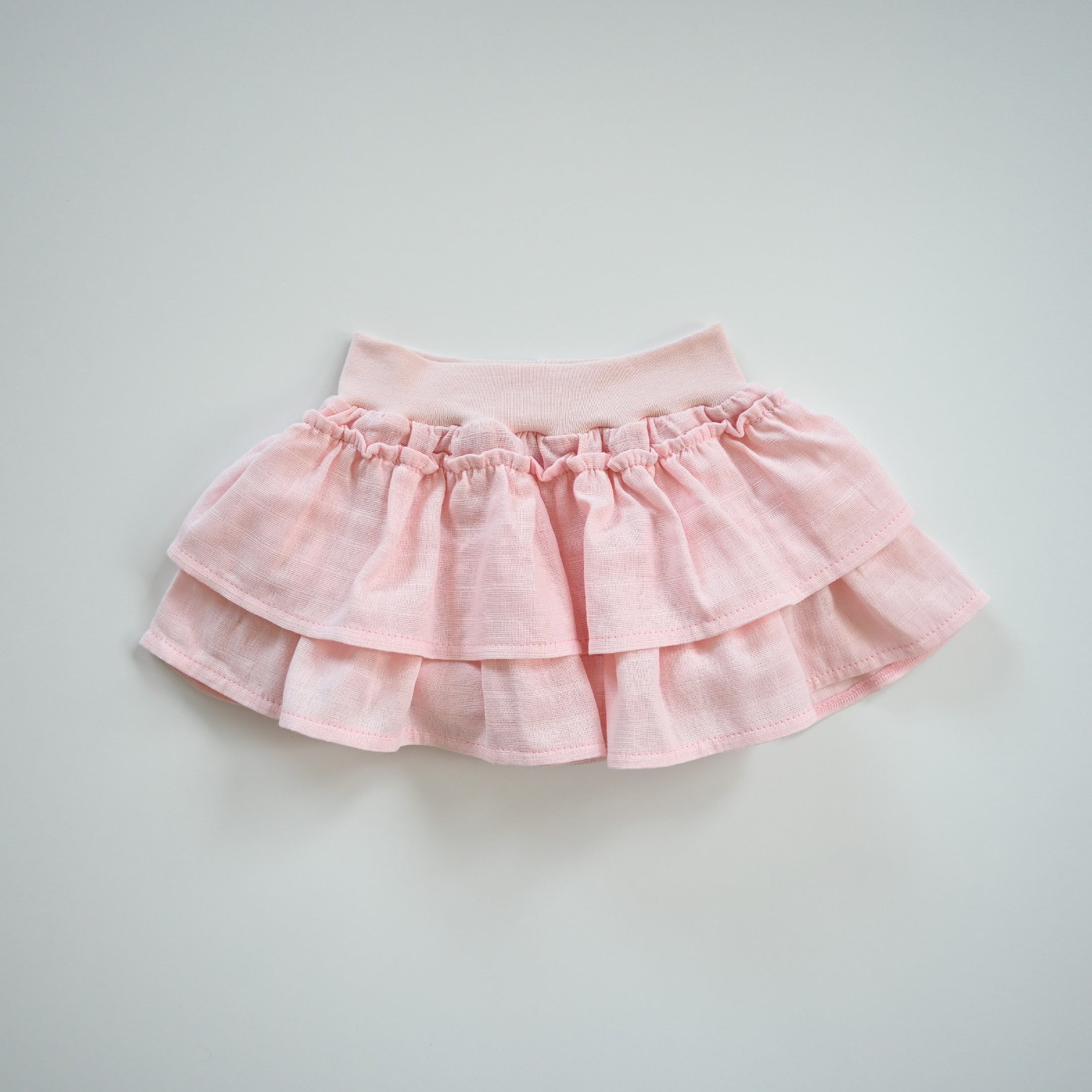 Müslin Etek Bluz Bebek Takım - Innocent Pink