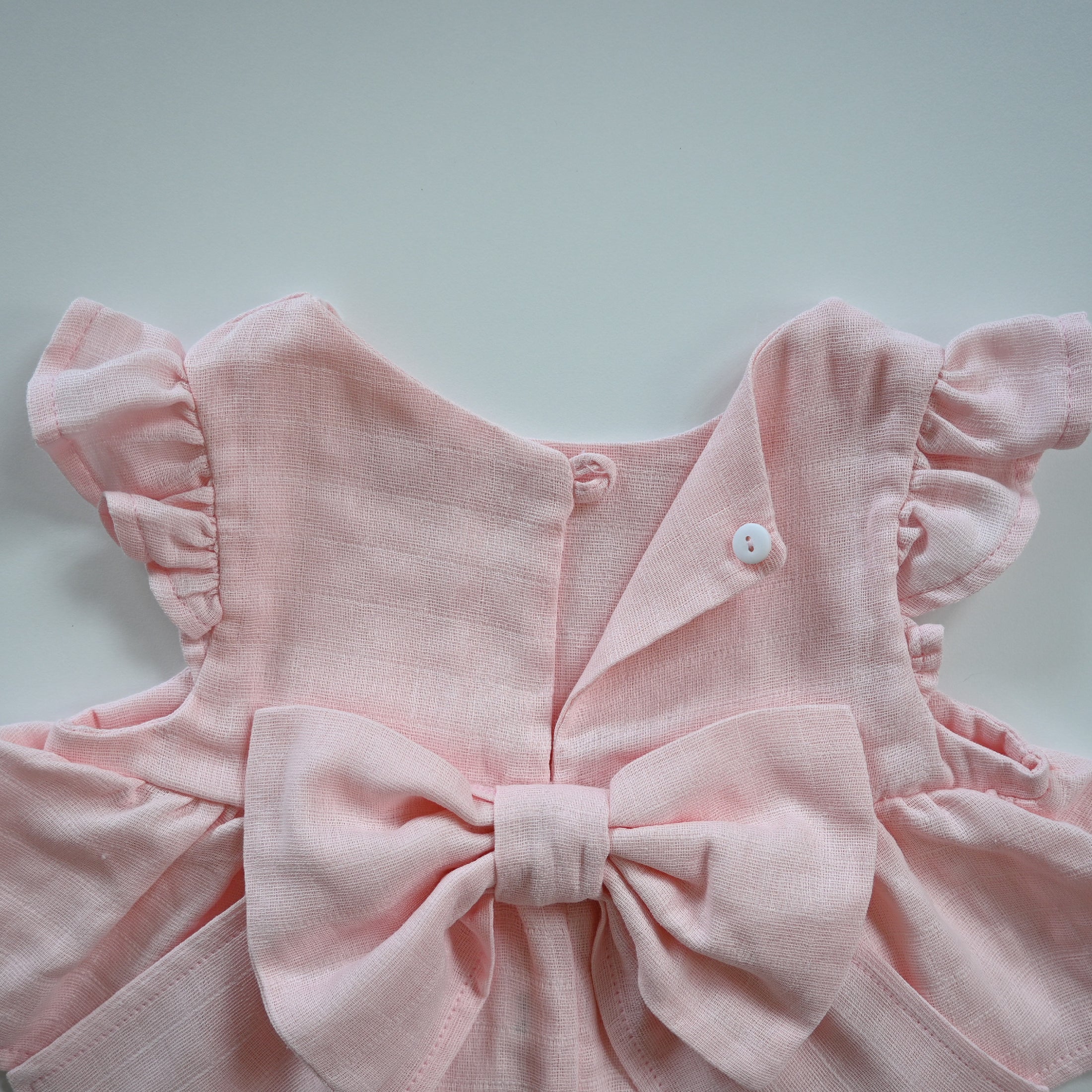 Müslin Etek Bluz Bebek Takım - Innocent Pink