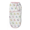 Resmi Galeri görüntüleyiciye yükleyin, Müslin Bebek Hazır Kundak - Rainbow Lapin Pink