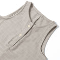Resmi Galeri görüntüleyiciye yükleyin, Kısa Paçalı Müslin Bebek Tulum - Cotton Grey
