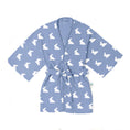 Resmi Galeri görüntüleyiciye yükleyin, Müslin Çocuk Kimono Bornoz - Mono Lapin Royal Blue