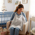 Resmi Galeri görüntüleyiciye yükleyin, Müslin Bebek Emzirme Önlüğü - Cotton Grey