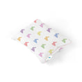 Resmi Galeri görüntüleyiciye yükleyin, Müslin Bebek Yastığı Kılıfı - Rainbow Lapin Pink