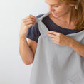 Resmi Galeri görüntüleyiciye yükleyin, Müslin Bebek Emzirme Önlüğü - Cotton Grey