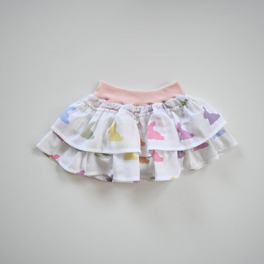 Müslin Fırfırlı Bebek Etek - Rainbow Lapin
