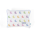 Resmi Galeri görüntüleyiciye yükleyin, Müslin Bebek Yastığı Kılıfı - Rainbow Lapin Blue
