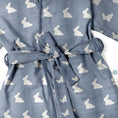 Resmi Galeri görüntüleyiciye yükleyin, Müslin Çocuk Kimono Bornoz - Mono Lapin Royal Blue