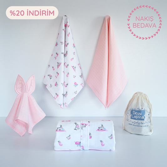 Baby Box Small - Bébé Lapin Rose