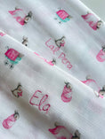 Resmi Galeri görüntüleyiciye yükleyin, Müslin Bebek Ağız Bezi Paketi – Bébé Lapin Rose & Cotton Grey 10`lu