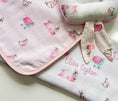 Resmi Galeri görüntüleyiciye yükleyin, Müslin Bebek Örtüsü - Bébé Lapin Rose