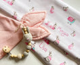 Resmi Galeri görüntüleyiciye yükleyin, 2’li Müslin Bebek Örtüsü - Bebe Lapin Rose ve Cotton Grey - 100x100 cm