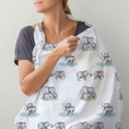Resmi Galeri görüntüleyiciye yükleyin, Müslin Bebek Emzirme Önlüğü - Les Êlêphants