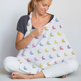 Resmi Galeri görüntüleyiciye yükleyin, Müslin Bebek Emzirme Önlüğü - Rainbow Lapin