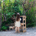 Resmi Galeri görüntüleyiciye yükleyin, Aktivite-Etkinlik Masası, Tahtalı Aktivite Etkinlik & Öğrenme Kulesi Natural - Larisa Pumpkin
