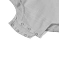 Resmi Galeri görüntüleyiciye yükleyin, Müslin Kız Bebek Fırfırlı Kolsuz Tulum - Cotton Grey