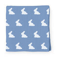 Resmi Galeri görüntüleyiciye yükleyin, Müslin Bebek Örtüsü - Mono Lapin Royal Blue