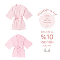 Resmi Galeri görüntüleyiciye yükleyin, Müslin Çocuk Kimono Bornoz - Innocent Pink