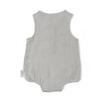 Resmi Galeri görüntüleyiciye yükleyin, Müslin Erkek Bebek Kolsuz Tulum - Cotton Grey
