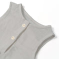 Resmi Galeri görüntüleyiciye yükleyin, Müslin Erkek Bebek Kolsuz Tulum - Cotton Grey