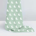 Resmi Galeri görüntüleyiciye yükleyin, Müslin Bebek Örtüsü 100x100 cm - Mono Lapin Matcha Green
