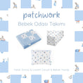Resmi Galeri görüntüleyiciye yükleyin, Patchwork Bebek Odası Takımı - Bébé Lapin
