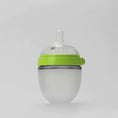 Videoyu Galeri görüntüleyiciye yükleyin ve oynatın, Comotomo Silikon Biberon 150ml Yavaş Akışlı (0-3 Ay) Yenidoğan - Yeşil