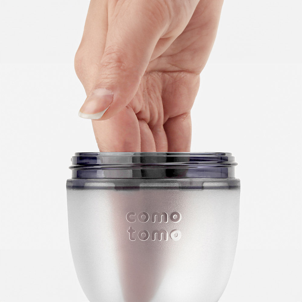 Comotomo Silikon Biberon 150ml Yavaş Akışlı (0-3 Ay) Yenidoğan - Yeşil