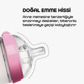 Resmi Galeri görüntüleyiciye yükleyin, Comotomo Silikon Biberon 150ml Yavaş Akışlı (0-3 Ay) Yenidoğan - Pembe
