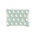 Resmi Galeri görüntüleyiciye yükleyin, Müslin Bebek Yastığı - Mono Lapin Matcha Green
