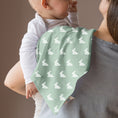 Resmi Galeri görüntüleyiciye yükleyin, Müslin Bebek Omuz Bezi 5’li - Mono Lapin Matcha Green
