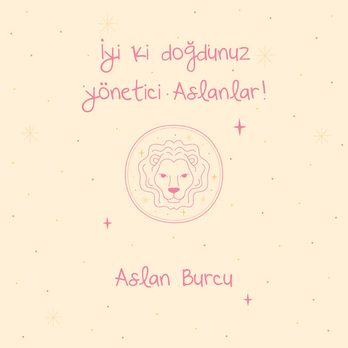 İyi ki doğdunuz Yönetici Aslanlar