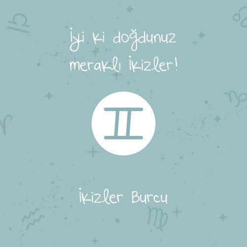 İyi ki Doğdun Meraklı İkizler!