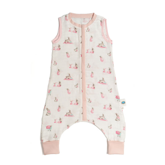 Müslin Ayaklı Uyku Tulumu 0.3 TOG - Bébé Lapin Rose